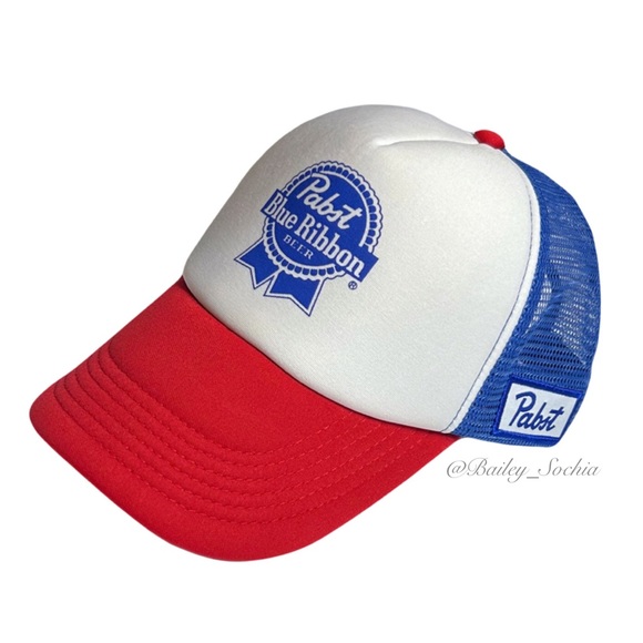 NWOT Pabst Blue Ribbon Trucker SnapBack - Picture 4 of 13
